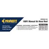 Primefit Manual Air Hose Reel with 100ft Capacity using 3/8-in. ID Air Hose HRM38100